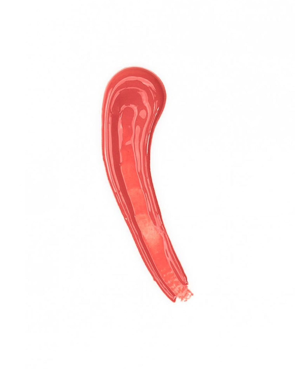 Hey Darling Lip Gloss #106 Fire Red: κόκκινο lip gloss – δείγμα χρώματος (swatch)