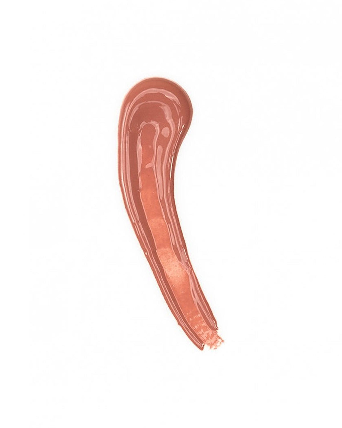 Hey Darling Lip Gloss #102 Beige: μπεζ nude lip gloss – δείγμα χρώματος (swatch)
